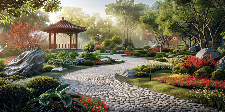 園林景觀設(shè)計(jì)效果圖