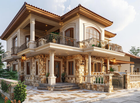 現(xiàn)代豪華別墅建筑設(shè)計