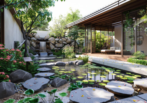 自然景觀與現(xiàn)代建筑的完美融合
