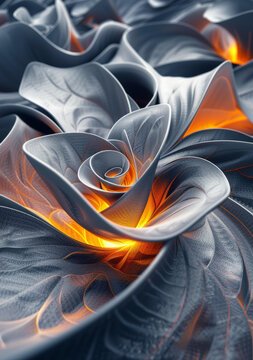 3D 花朵綻放動(dòng)畫