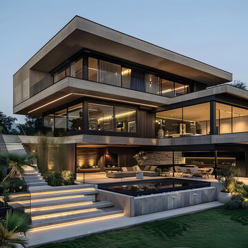 現(xiàn)代建筑風(fēng)格的住宅