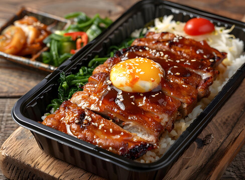 韓式拌飯的AI圖片