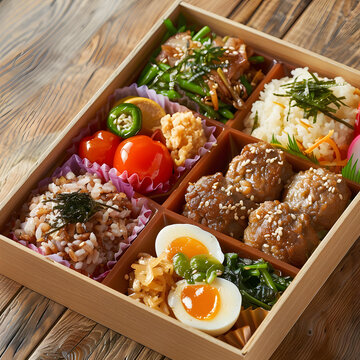 日式便當(dāng)盒午餐