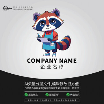 卡通形象動物LOGO