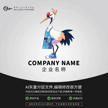 卡通形象動(dòng)物L(fēng)OGO