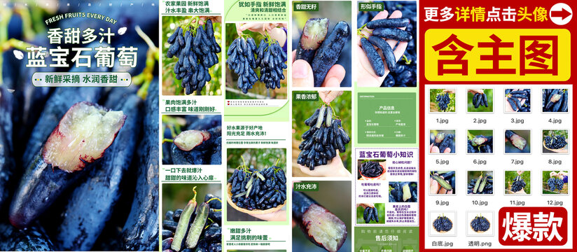 藍寶石葡萄詳情