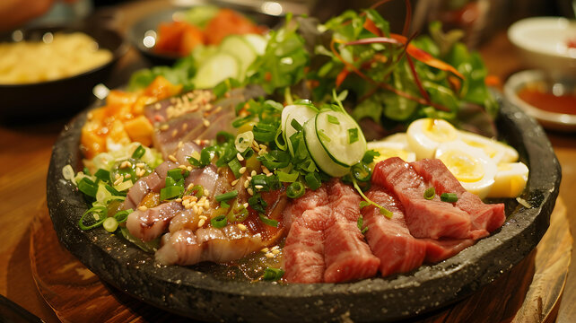 韓式料理拼盤