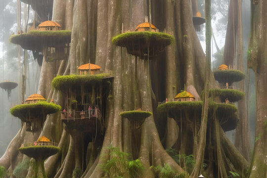 參天大樹上的家園