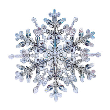 [免摳素材]雪花特寫