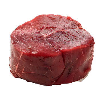 [免摳素材]生牛肉牛排 白色背景隔離