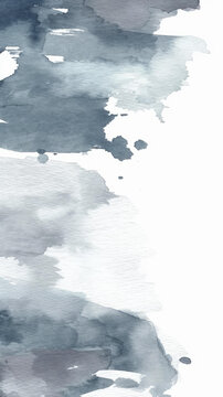 深藍(lán)色水彩背景