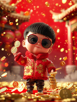 比特幣男孩迎新年