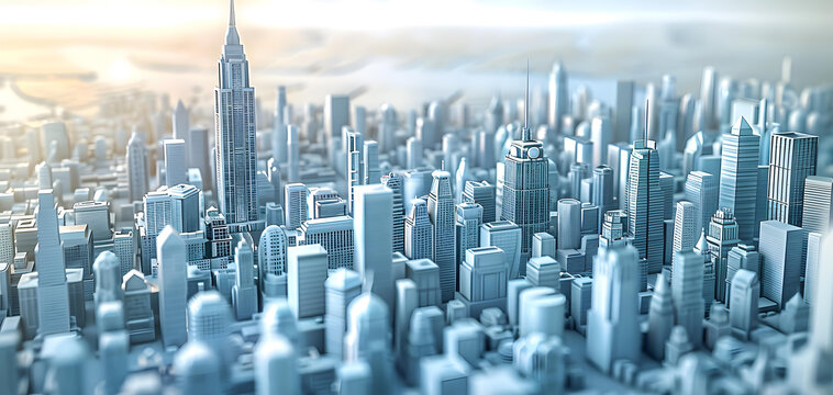 3D建模的城市景觀