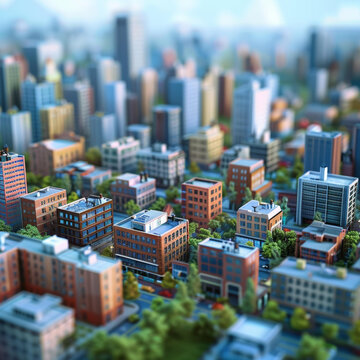 微縮城市景觀