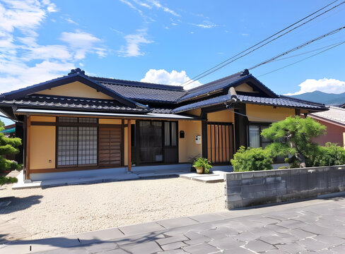 日式傳統房屋外觀