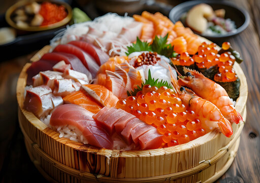 【鮮美無比的海鮮盛宴】日式海鮮蓋飯，讓你一次吃過癮
