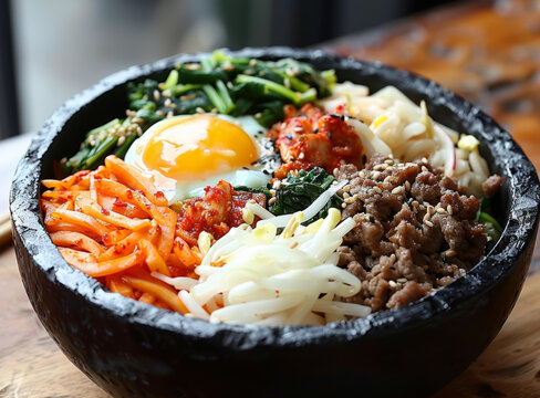 韓式拌飯：美味營(yíng)養(yǎng)的米飯混合