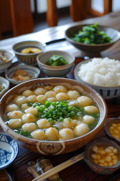 日式料理,小菜豐富,其樂融融