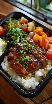 日式美味外賣盒飯: 照燒雞肉飯