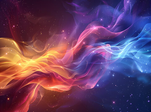 五彩斑斕的星云
