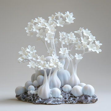陶瓷花卉藝術(shù)品