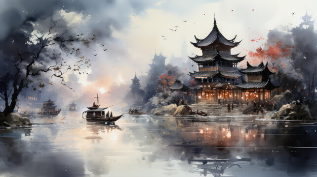 東方河鎮(zhèn)風(fēng)光