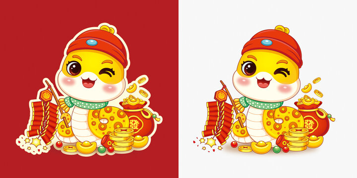 蛇年吉祥物