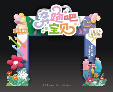 幼兒園運(yùn)動會門頭