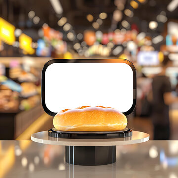 面包店空白展示架