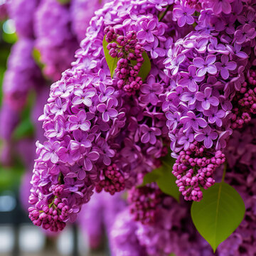 丁香花特寫