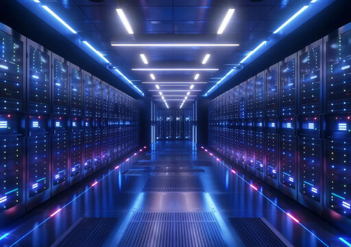 未來科技數(shù)據(jù)中心服務(wù)器機(jī)房