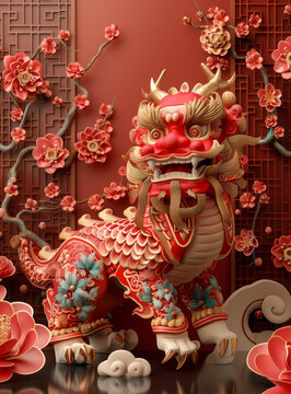 3D 舞獅 瑞氣祥瑞