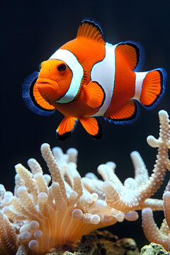 珊瑚礁中的小丑魚(yú)