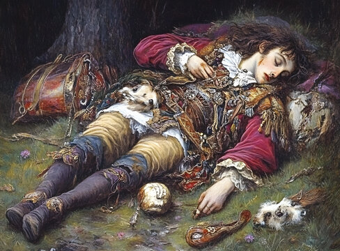 沉睡的獵人與他的獵犬