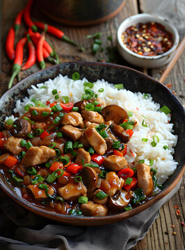 香菇雞肉蓋飯