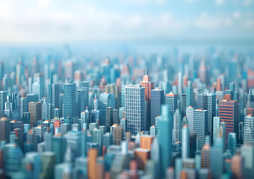 3D建模的城市景觀