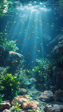 海底世界的AI圖片