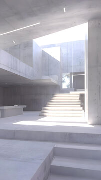 現(xiàn)代簡約建筑樓梯設(shè)計(jì)