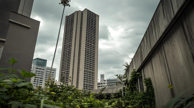 城市高樓建筑景觀