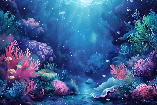 海底世界的AI圖片