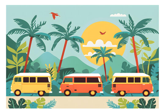 熱帶夏日旅行