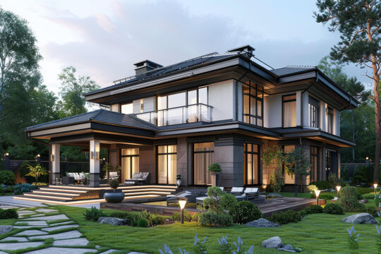 現(xiàn)代庭院住宅