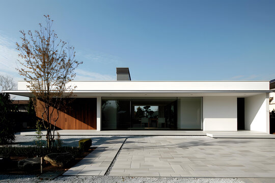 現(xiàn)代建筑風(fēng)格的住宅外觀