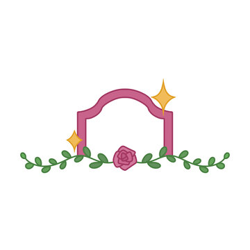玫瑰框