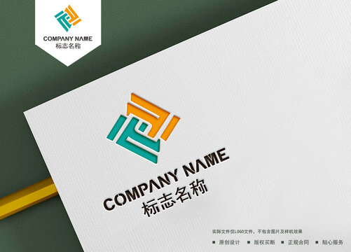 FJ字母logo