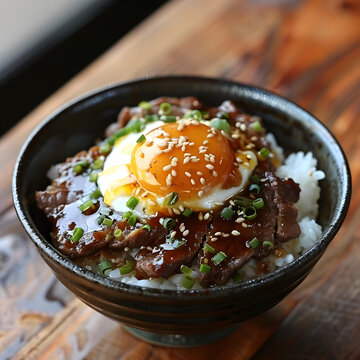 牛肉蛋黃飯
