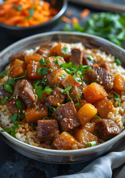 照燒牛肉菠蘿飯?zhí)貙? style=