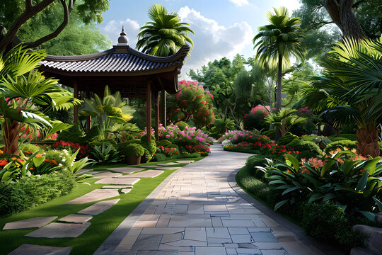 園林景觀設(shè)計(jì)效果圖