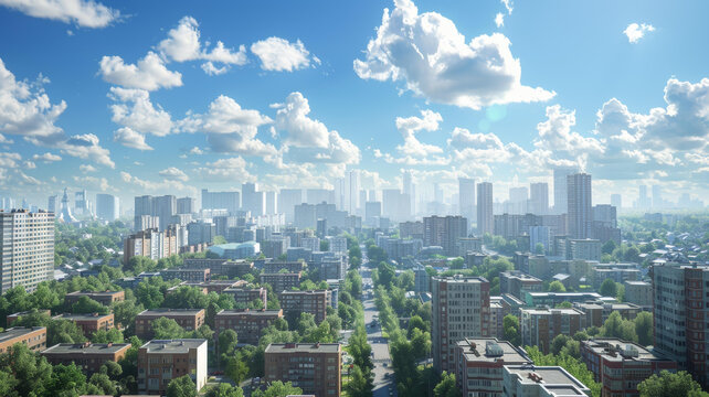 繁華都市高樓林立
