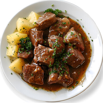 燉牛肉配土豆